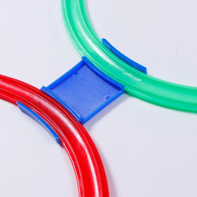 10 Interlocking Jump Hoops – Children’s Indoor & Outdoor Fitness and Agility Training Set with Connectors – 3 Sizes for Ages 2+ - Home Fads