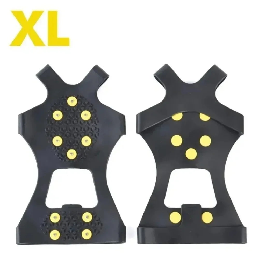 10-Stud Crampon Ice and Snow Traction Cleats – Heavy-Duty Anti-Slip Spikes for Boots, Ideal for Winter Hiking and Climbing - Home Fads