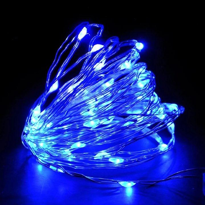 Cadena de luces festivas de 2 m y 20 LED: luces LED decorativas con copos de nieve, bastones de caramelo, muñecos de nieve y mucho más