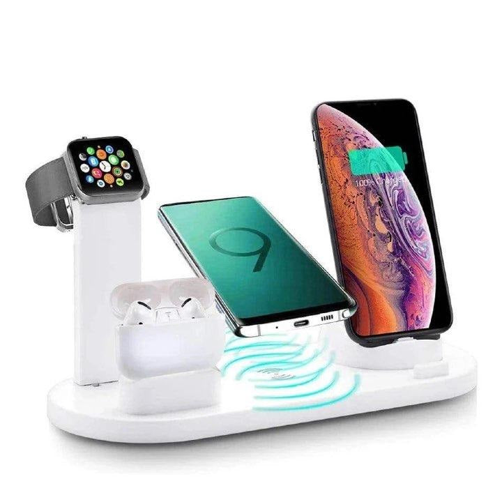 30W Wireless Charger Stand for iPhone 11 12 13 14 Pro Max, Apple Watch, Air Pods, Samsung Galaxy, LG, Huawei - Fast Charging Dock Station - Home Fads