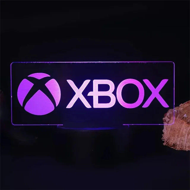 3D Illusion LED Gaming RGB Lamp - USB Powered Night Lights for Gaming Room - Children's Bedroom Lamp - Home Fads