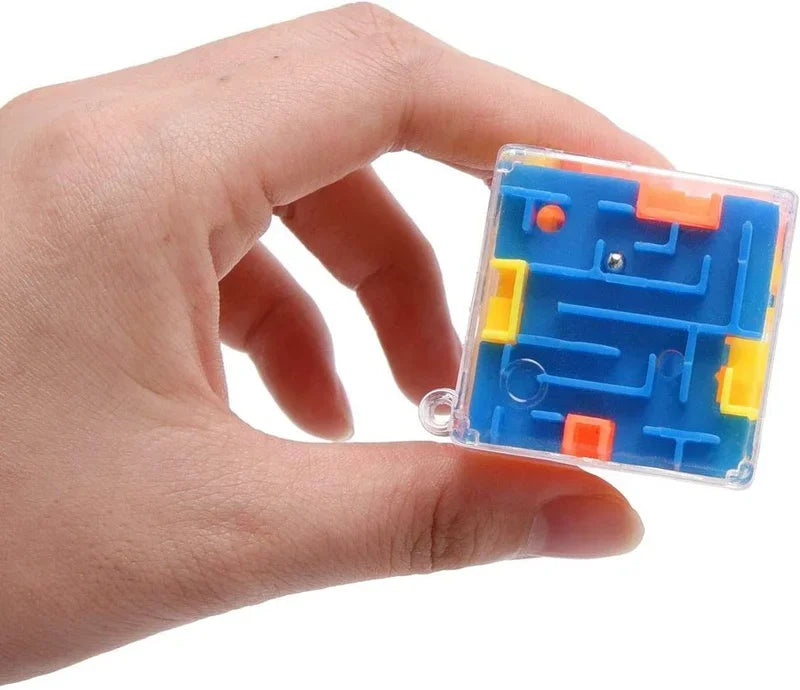 3D Maze Puzzle Cube – Transparent Six-Sided Speed Cube for Stress Relief and Cognitive Development – Fun Maze Toy for Kids and Adults - Home Fads