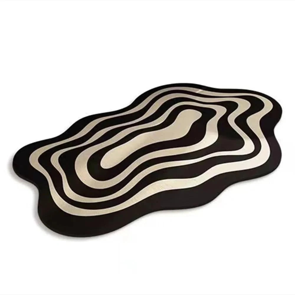 Absorbent Non-Slip Bathroom Mat with Quick-Drying Feature - Bathroom Mat: A Refined Shower Rug for Home Use - Home Fads