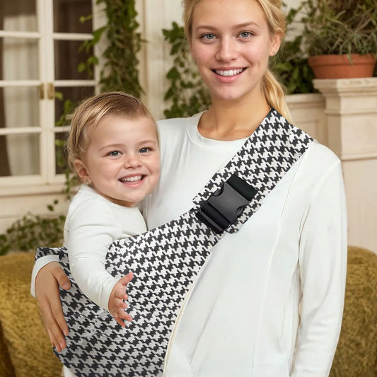 Adjustable Baby Sling Carrier – Portable Cotton Wrap for Infants & Toddlers with Padded Shoulder Strap and Safety Buckles - Home Fads