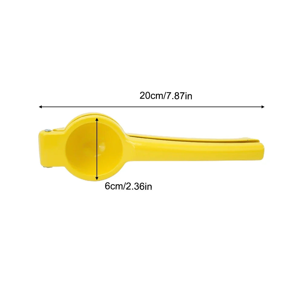 Aluminum Alloy Manual Lemon and Orange Juicer – Portable Hand-Press Squeezer for Fresh Juice, Eco-Friendly Kitchen Tool - Home Fads