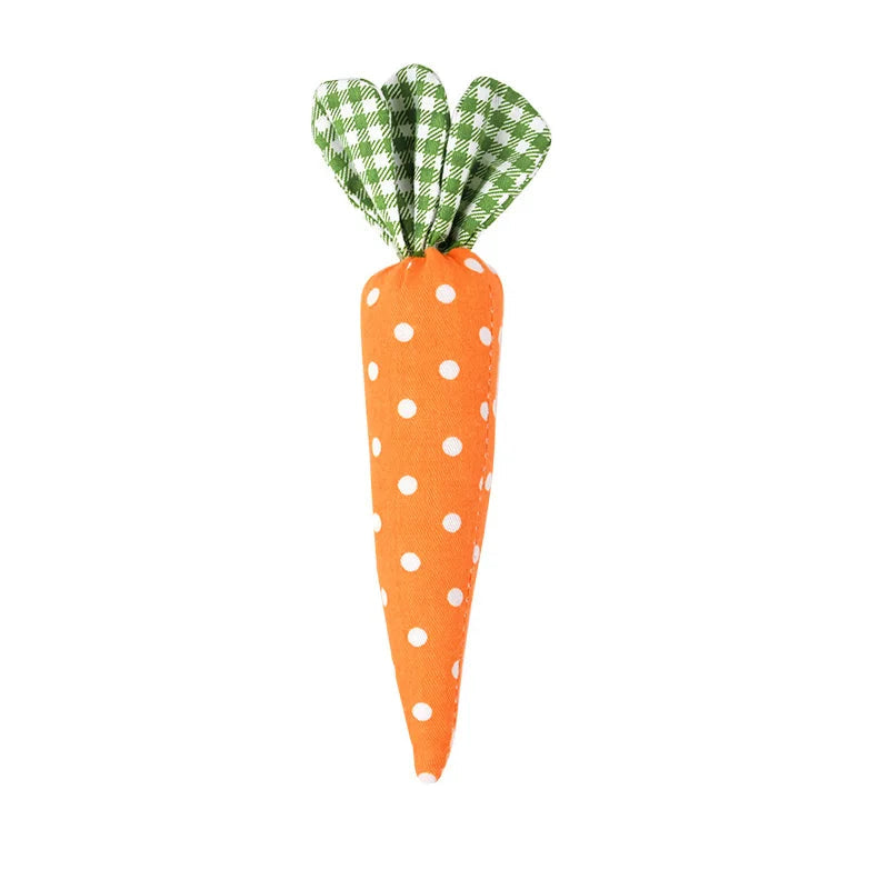 Artificial Carrot Decorations – Set of 1, 3, or 5 Soft Fabric Carrots for Spring, Seasonal Displays, Parties, Home Decor, and Crafts - Home Fads