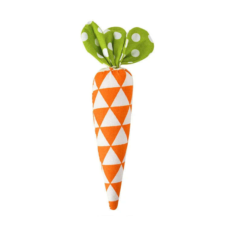 Artificial Carrot Decorations – Set of 1, 3, or 5 Soft Fabric Carrots for Spring, Seasonal Displays, Parties, Home Decor, and Crafts - Home Fads