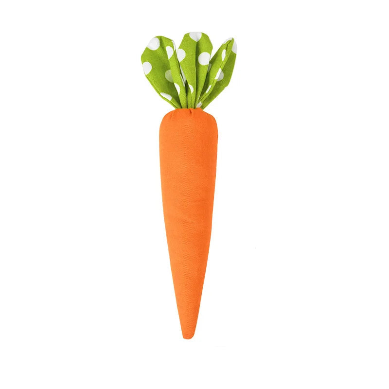 Artificial Carrot Decorations – Set of 1, 3, or 5 Soft Fabric Carrots for Spring, Seasonal Displays, Parties, Home Decor, and Crafts - Home Fads
