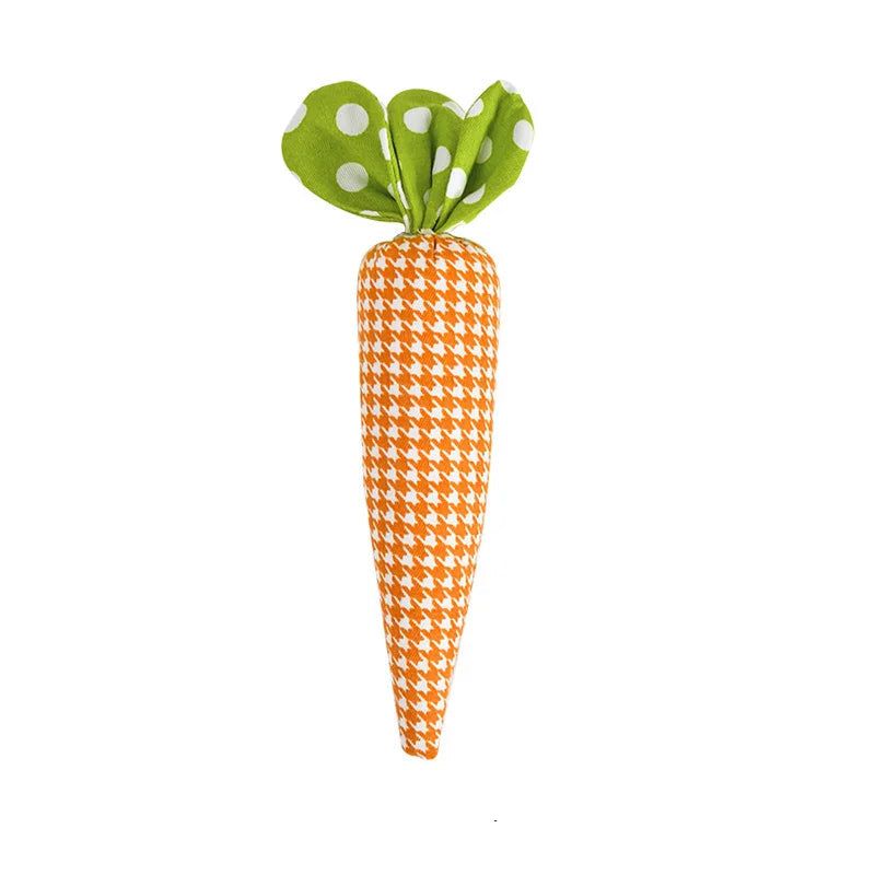 Artificial Carrot Decorations – Set of 1, 3, or 5 Soft Fabric Carrots for Spring, Seasonal Displays, Parties, Home Decor, and Crafts - Home Fads