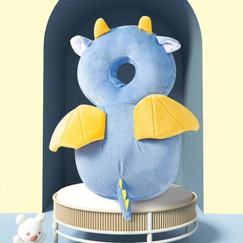 Baby Head Protector Backpack Pillow - Soft PP Cotton Safety Cushion for Toddlers (1-3 Years) - Adorable Cartoon Designs - Home Fads