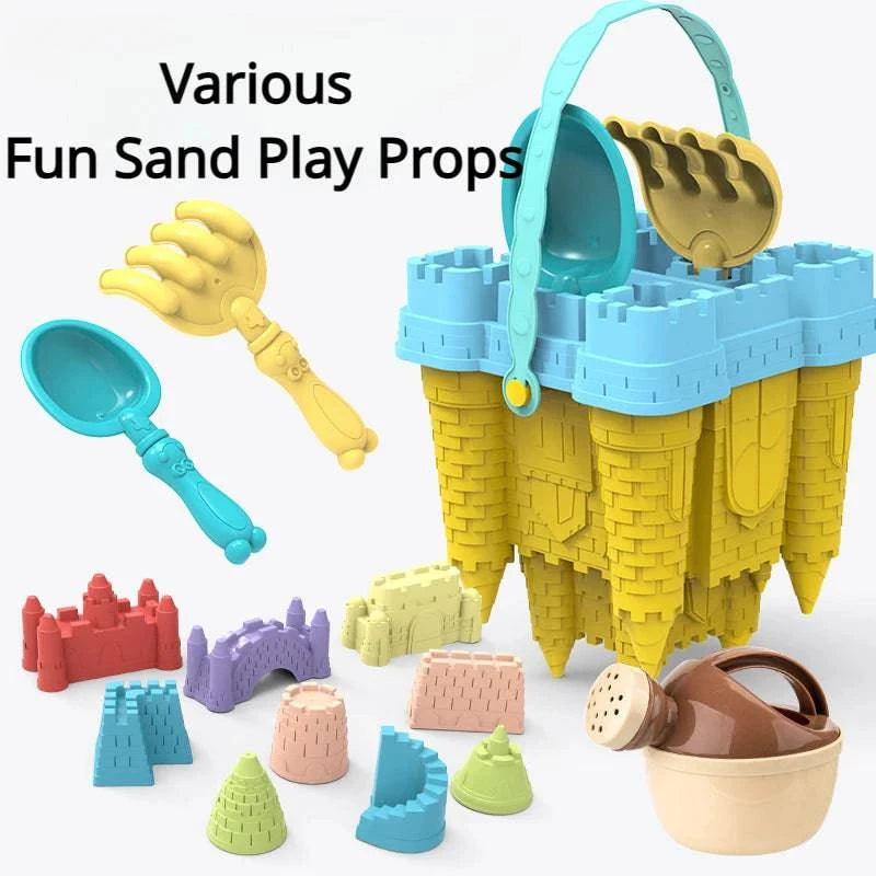 Beach Castle Bucket Sand Play Set - Outdoor Kids Summer Toys - Home Fads