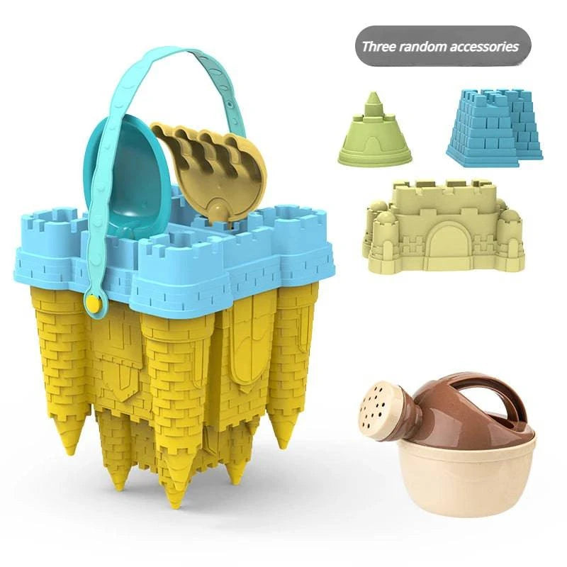 Beach Castle Bucket Sand Play Set - Outdoor Kids Summer Toys - Home Fads