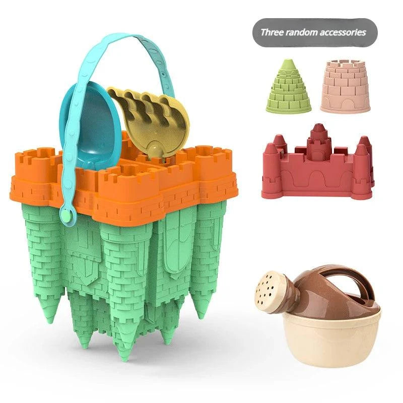 Beach Castle Bucket Sand Play Set - Outdoor Kids Summer Toys - Home Fads