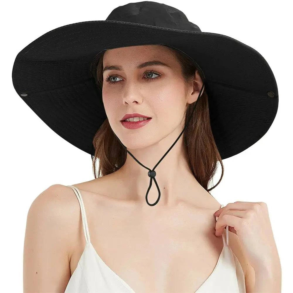 Breathable Cotton Sun Fisherman Hat with Wide Visor Brim for Men and Women - Perfect for Beach, Hiking, Fishing, and Outdoor Adventures - Home Fads