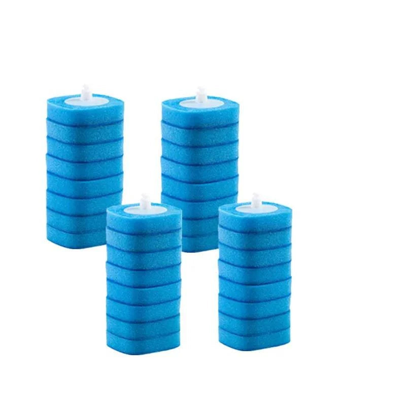 Disposable Toilet Brush Set: Wall-Mounted with Preloaded Scrubbing Solution - Touch-Free Maintenance - Home Fads