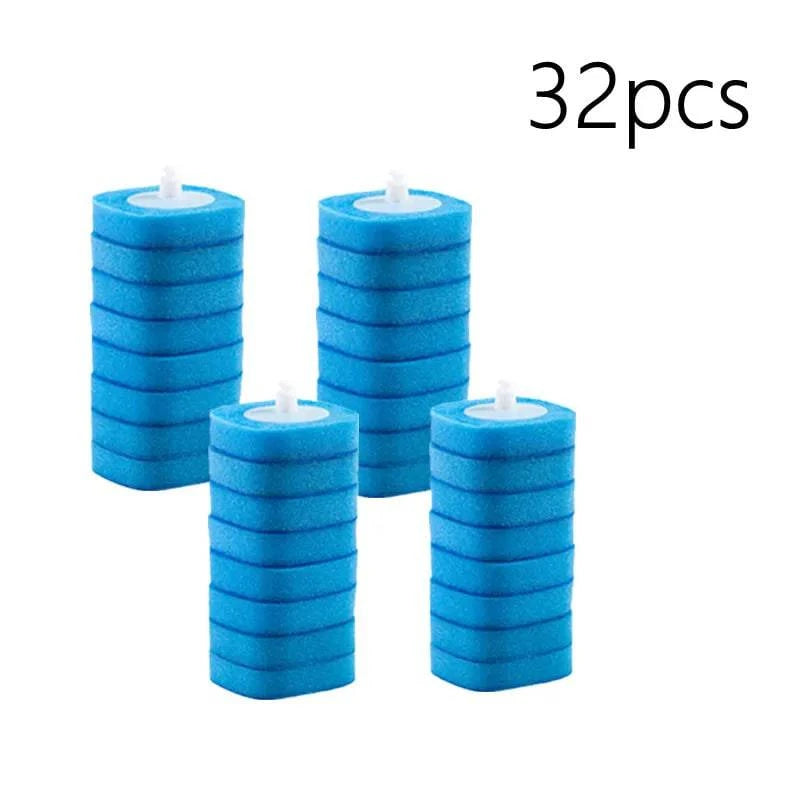 Disposable Toilet Brush Set: Wall-Mounted with Preloaded Scrubbing Solution - Touch-Free Maintenance - Home Fads