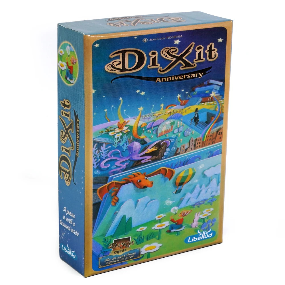 Dixit Expansion Pack - 84 Illustrated Cards: Journey, Memories, Daydreams, Harmonies, Anniversary, Revelations, Origins, Quest, Mirrors, Odyssey - Home Fads