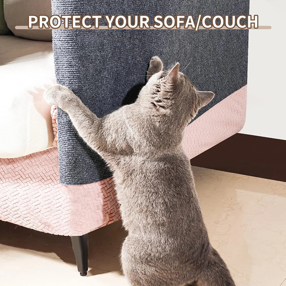 Durable Anti-Scratch Sofa Protection Board | Trimmable Self-Adhesive Cat Scratch Mat Carpet for Cats | Satisfies Feline - Home Fads