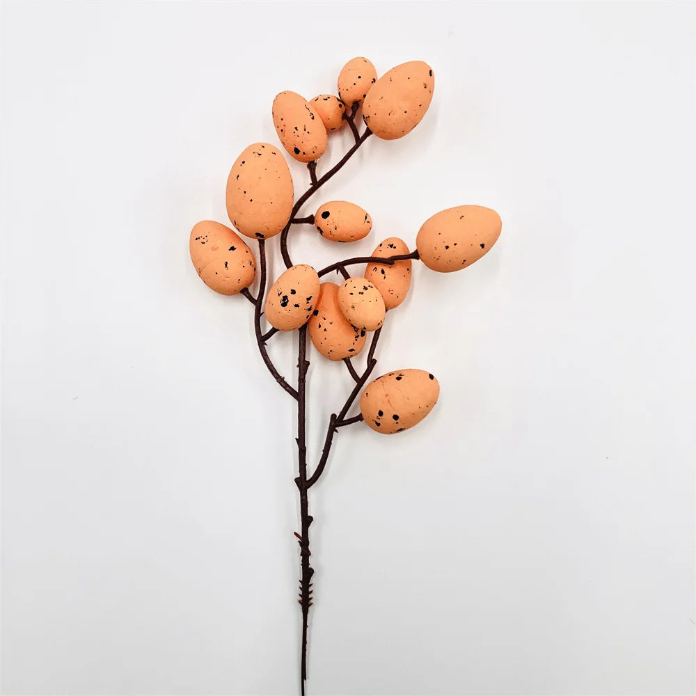 Egg Tree Branch Picks – 32cm Foam and Plastic Decorations for Spring and Holiday Displays - Home Fads