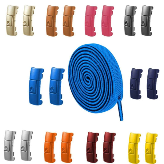Elastic No-Tie Shoelaces with Press Lock for Sneakers - Kids and Adults - Home Fads