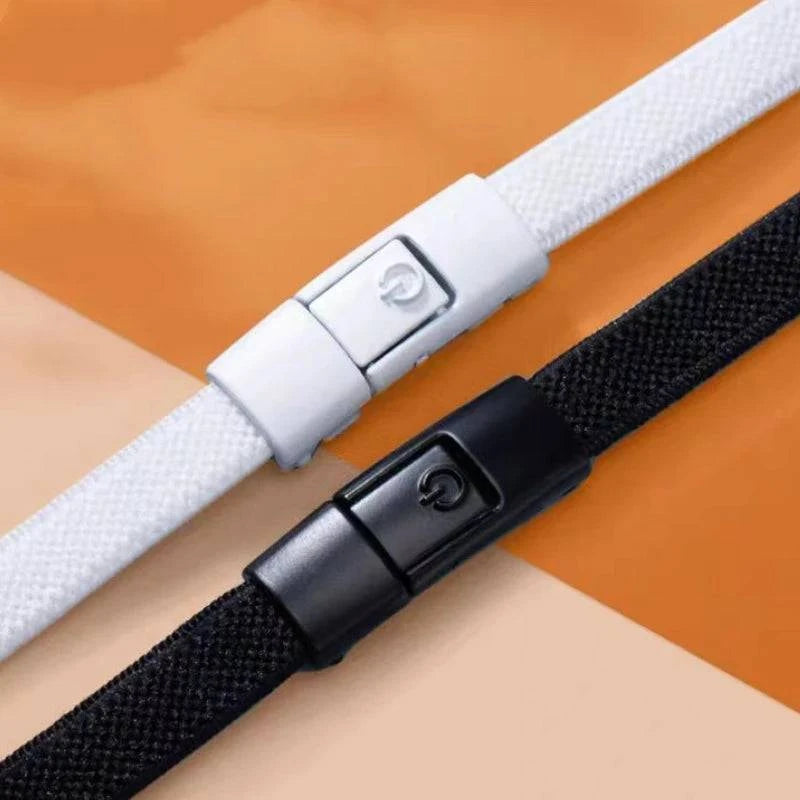 Elastic No-Tie Shoelaces with Press Lock for Sneakers - Kids and Adults - Home Fads