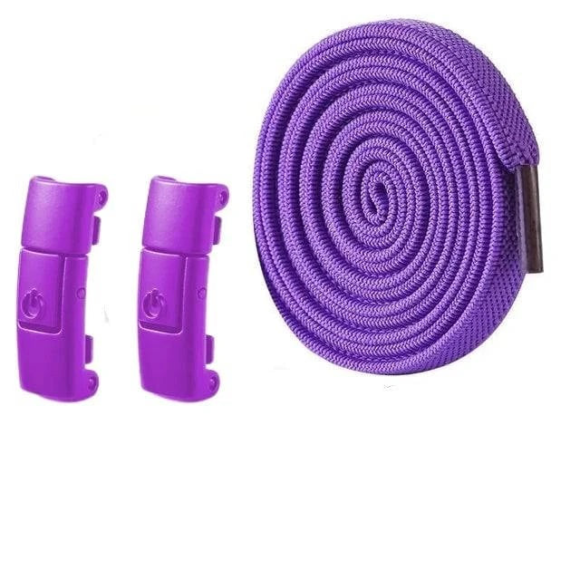 Elastic No-Tie Shoelaces with Press Lock for Sneakers - Kids and Adults - Home Fads