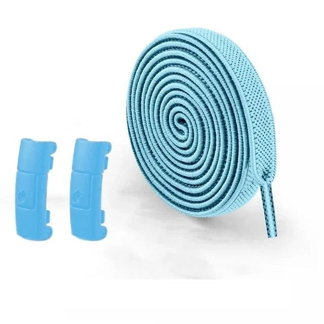 Elastic No-Tie Shoelaces with Press Lock for Sneakers - Kids and Adults - Home Fads