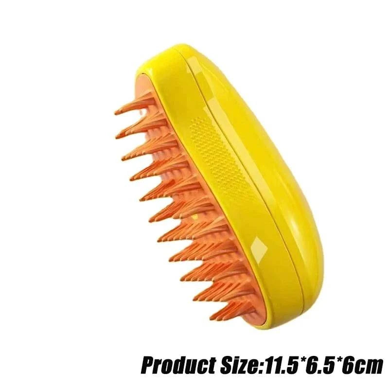 Electric Pet Grooming Massager Brush: Versatile 3-in-1 Device with Steam and Spray Function for Dogs, Cats, and All Furry Pets - Home Fads