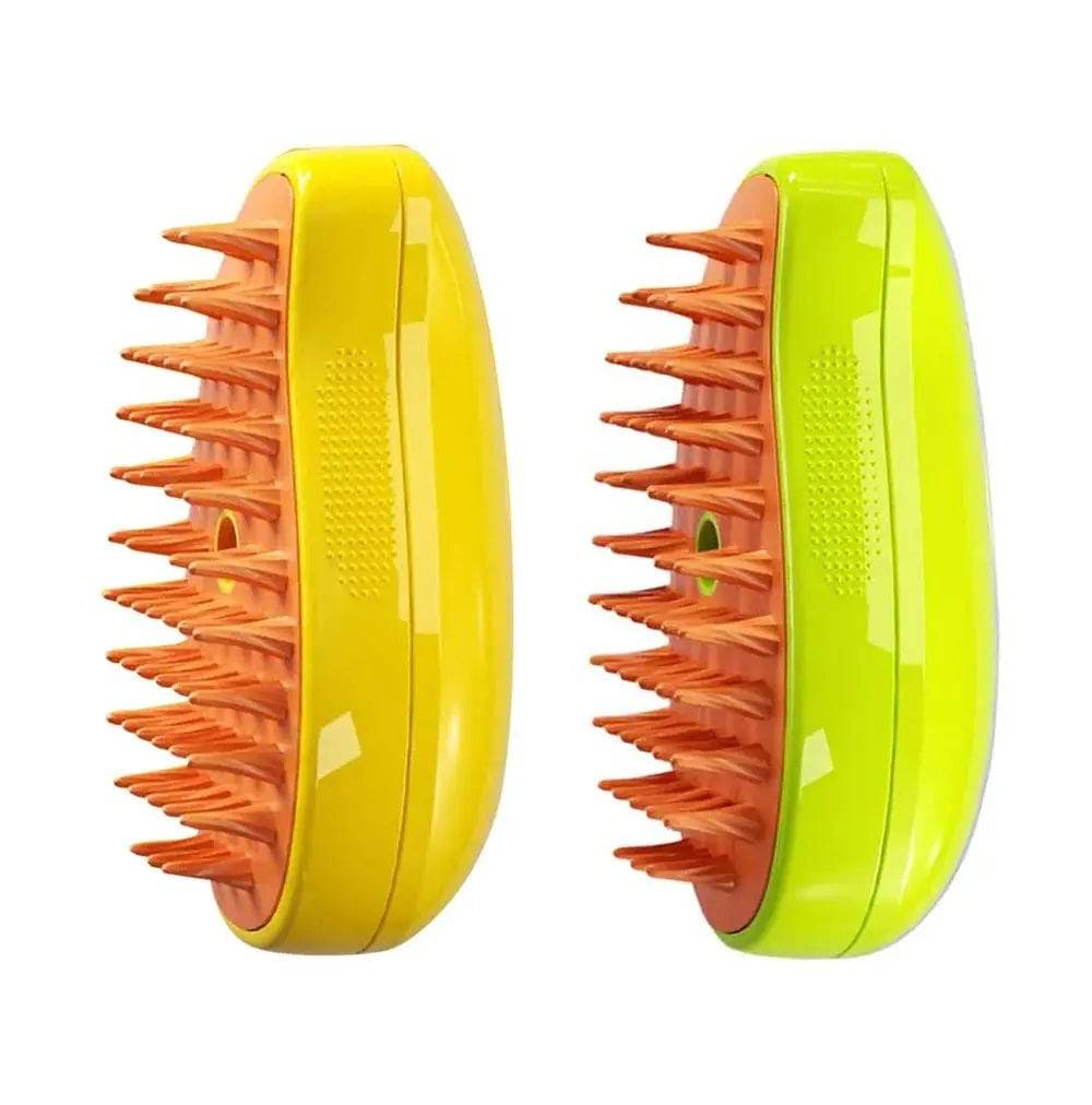 Electric Pet Grooming Massager Brush: Versatile 3-in-1 Device with Steam and Spray Function for Dogs, Cats, and All Furry Pets - Home Fads