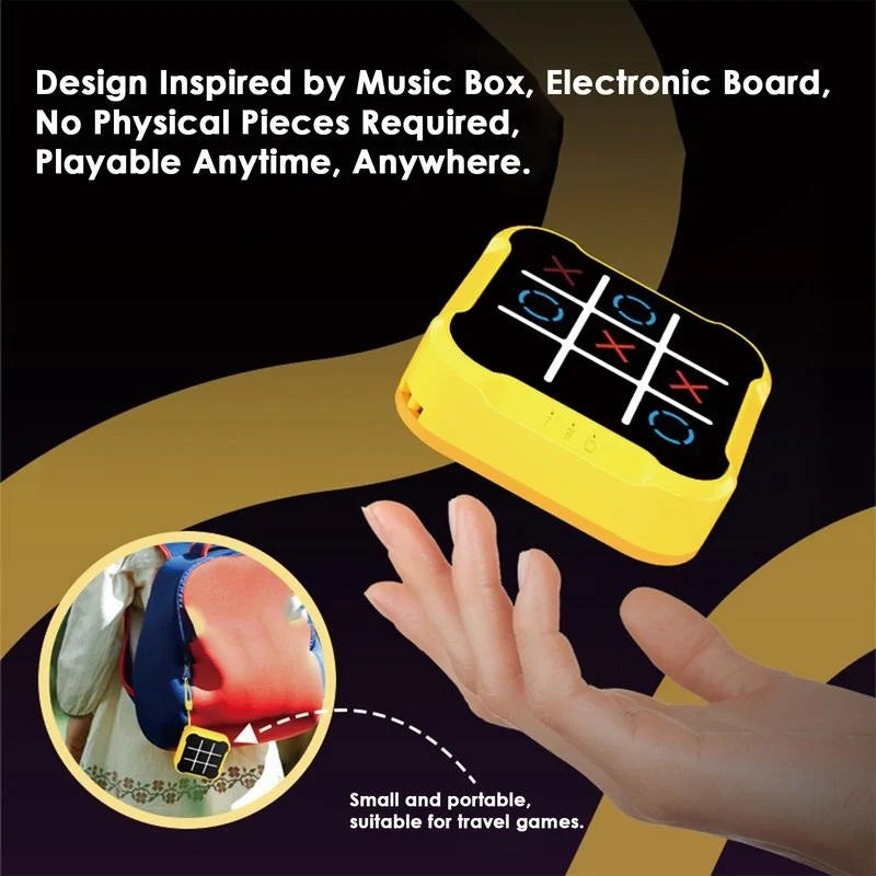 Electronic Tic-Tac-Toe Board Game – Portable, Interactive Puzzle for Kids & Adults – Also Available in Classic Version - Home Fads