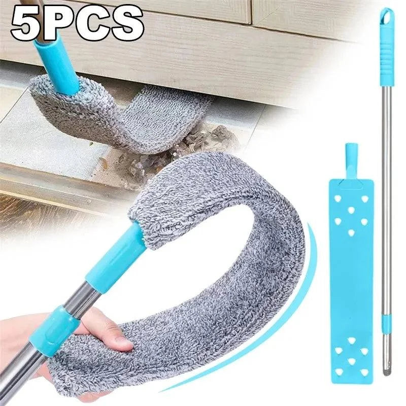 Extendable Telescopic Duster Brush with Long Handle - Microfiber Cleaning Tool for Household, Bedside, Sofa, and Gaps - Home Fads