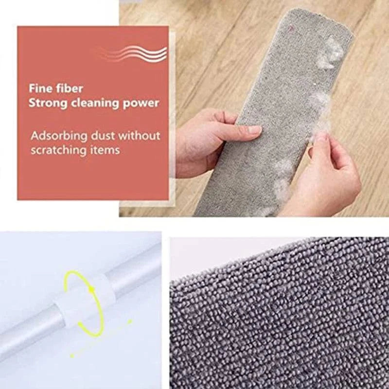 Extendable Telescopic Duster Brush with Long Handle - Microfiber Cleaning Tool for Household, Bedside, Sofa, and Gaps - Home Fads