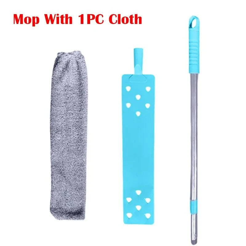 Extendable Telescopic Duster Brush with Long Handle - Microfiber Cleaning Tool for Household, Bedside, Sofa, and Gaps - Home Fads