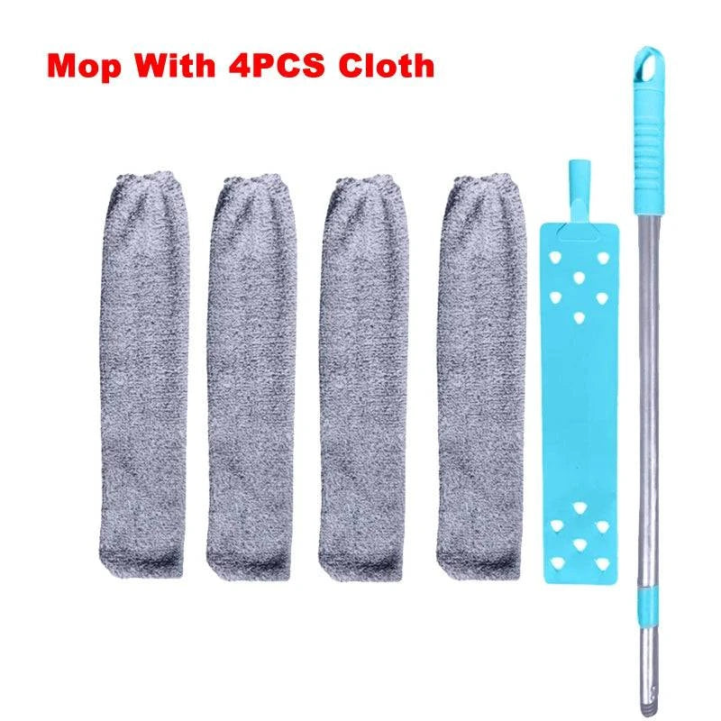 Extendable Telescopic Duster Brush with Long Handle - Microfiber Cleaning Tool for Household, Bedside, Sofa, and Gaps - Home Fads