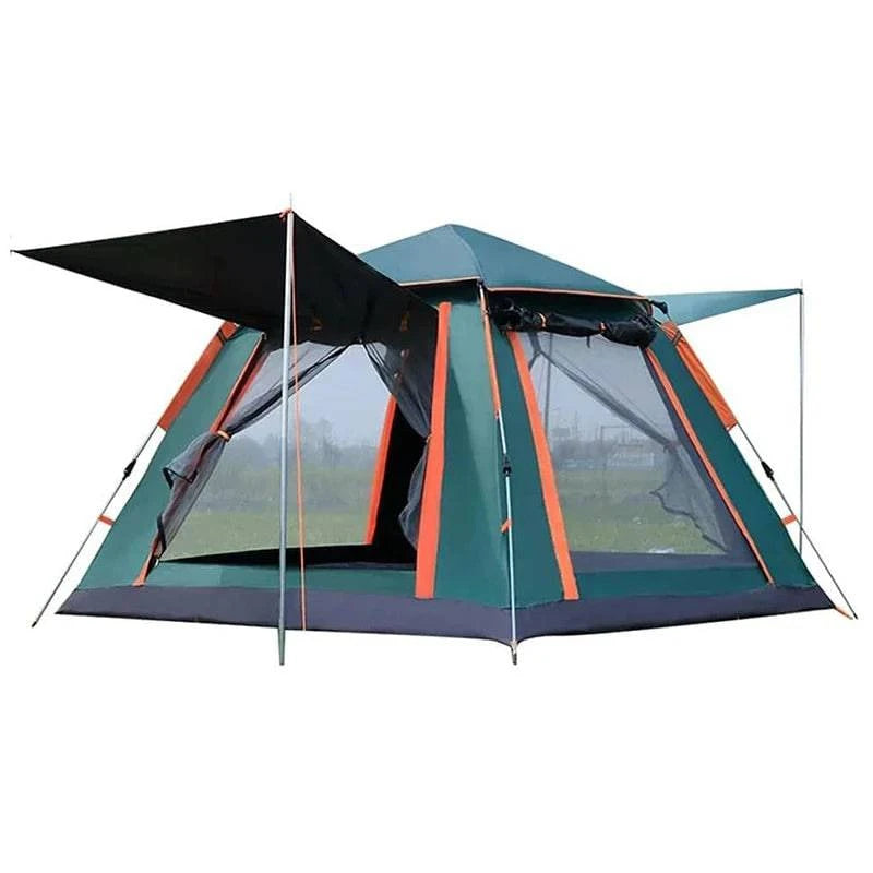 Family Camping Tent - Automatic Setup, Waterproof, All Seasons, Ideal for Camping, Beach, Hiking (3-4 & 5-6 Person Sizes) with Carrying Bag - Home Fads