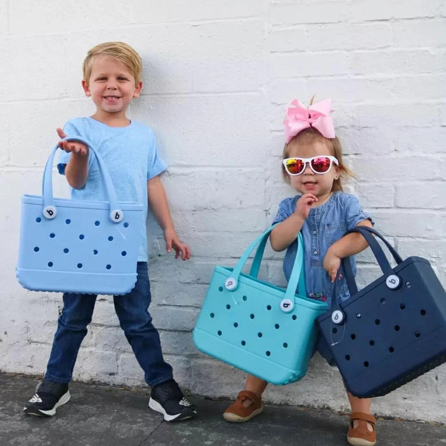 Fashionable EVA Waterproof Beach Tote Bag - Medium Capacity BOGG Bag for Women and Kids - Home Fads