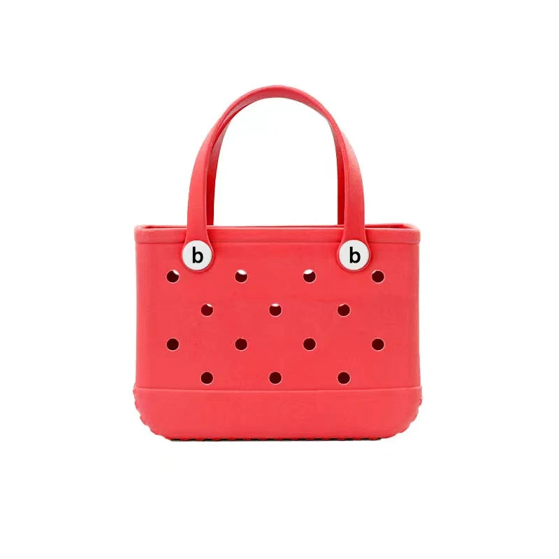 Fashionable EVA Waterproof Beach Tote Bag - Medium Capacity BOGG Bag for Women and Kids - Home Fads