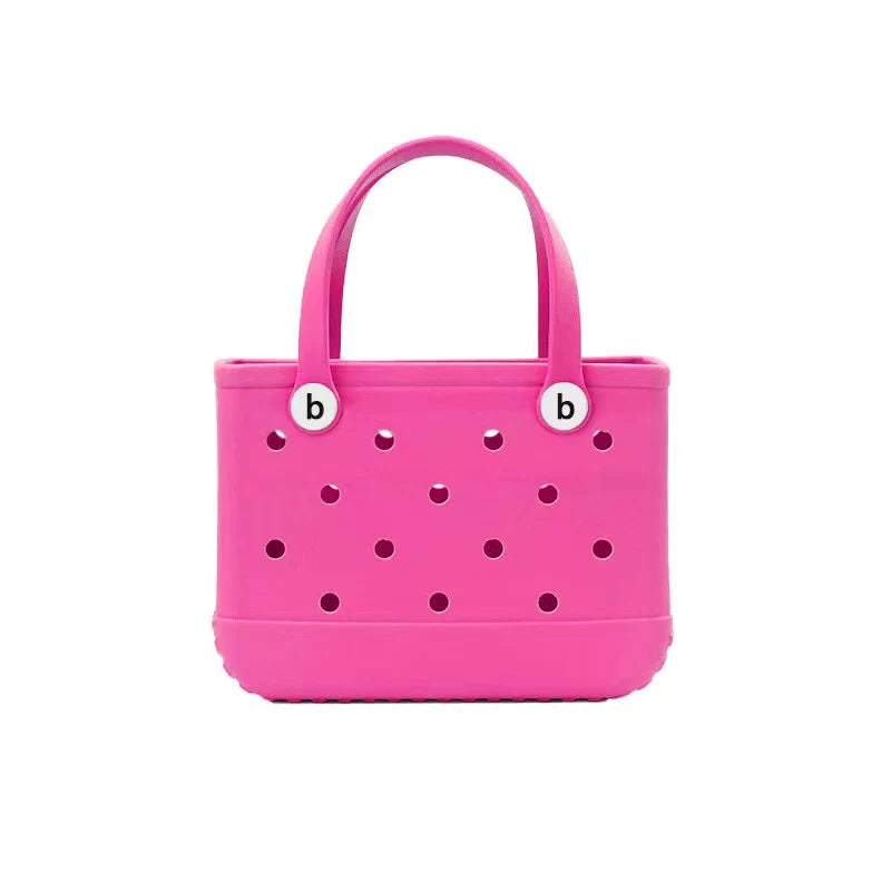 Fashionable EVA Waterproof Beach Tote Bag - Medium Capacity BOGG Bag for Women and Kids - Home Fads