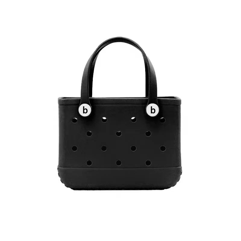 Fashionable EVA Waterproof Beach Tote Bag - Medium Capacity BOGG Bag for Women and Kids - Home Fads