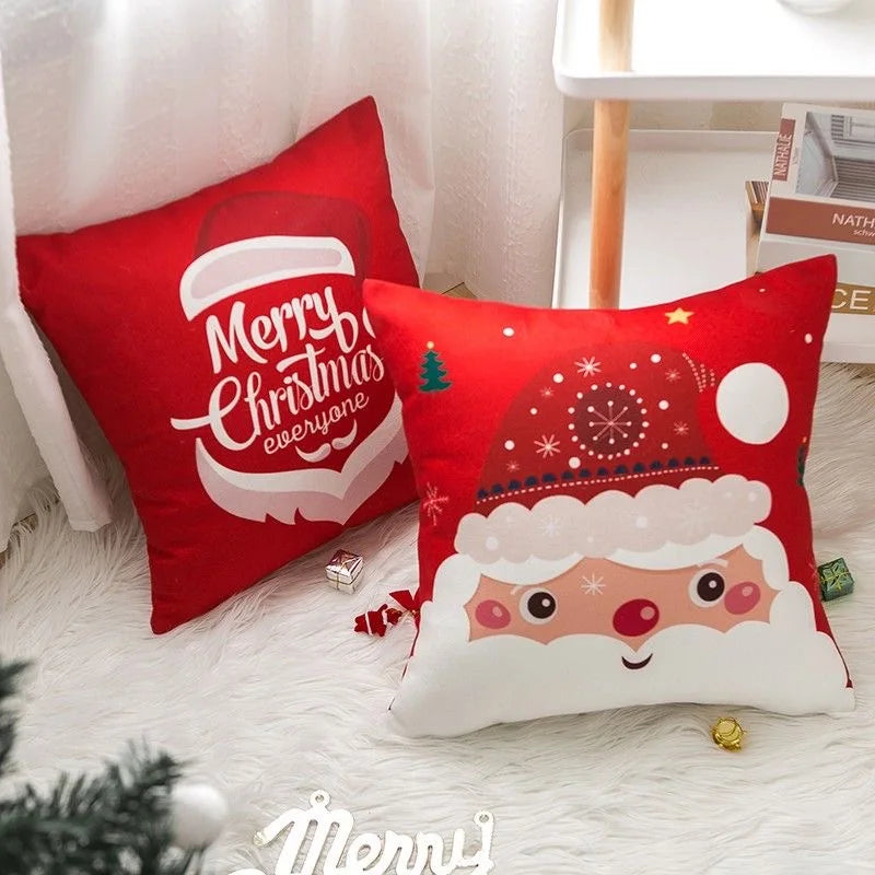 Festive Cushion Covers – Playful Designs Featuring Seasonal Characters for Home Décor and Gifts - Home Fads