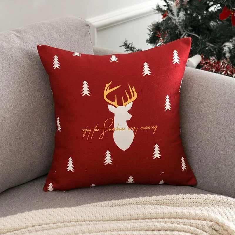Festive Cushion Covers – Playful Designs Featuring Seasonal Characters for Home Décor and Gifts - Home Fads
