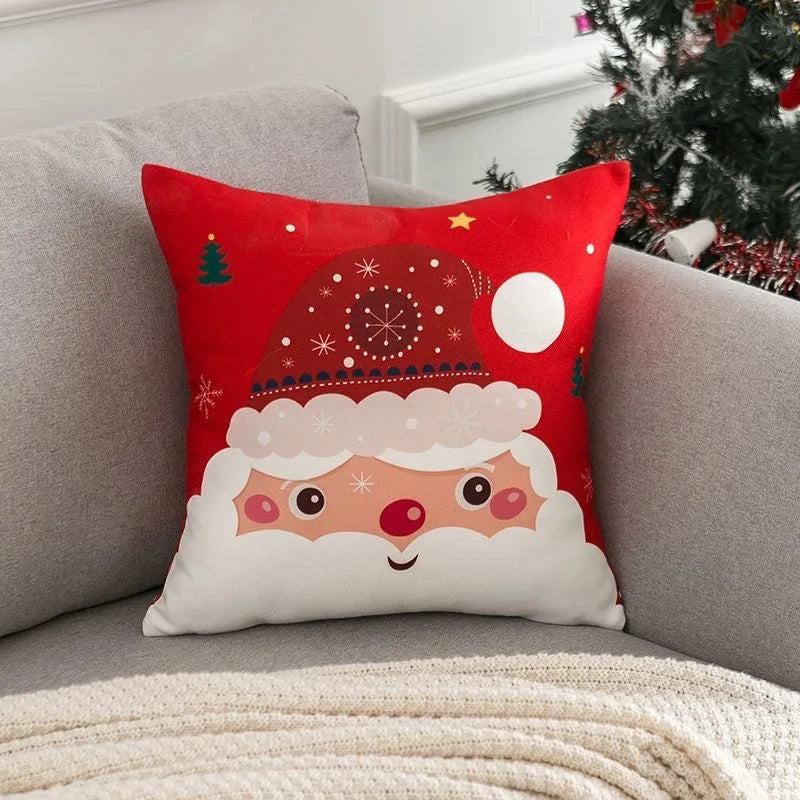 Festive Cushion Covers – Playful Designs Featuring Seasonal Characters for Home Décor and Gifts - Home Fads