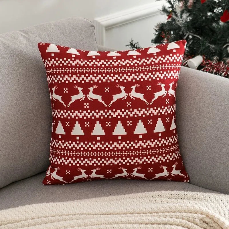 Festive Cushion Covers – Playful Designs Featuring Seasonal Characters for Home Décor and Gifts - Home Fads