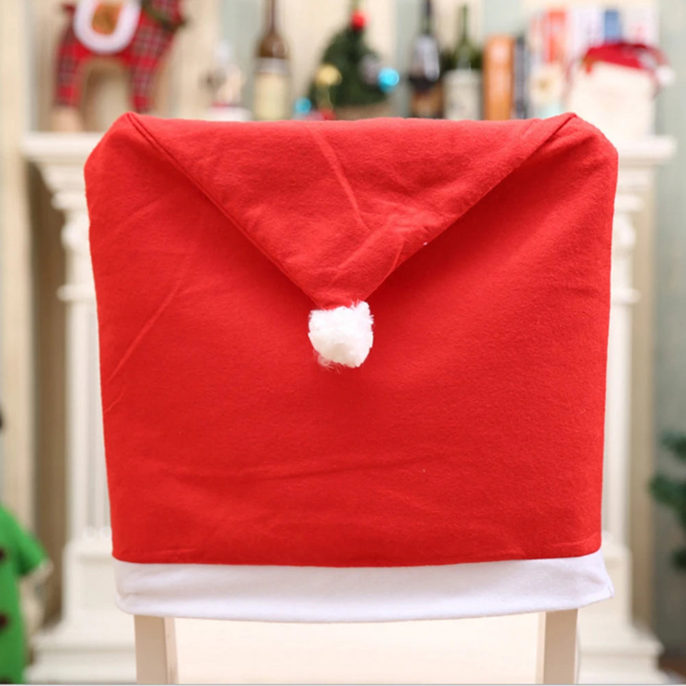 Festive Hat Chair Covers – Decorative Chair Covers Set (1-10 Pieces) for Seasonal Home Décor and Gift Giving - Home Fads