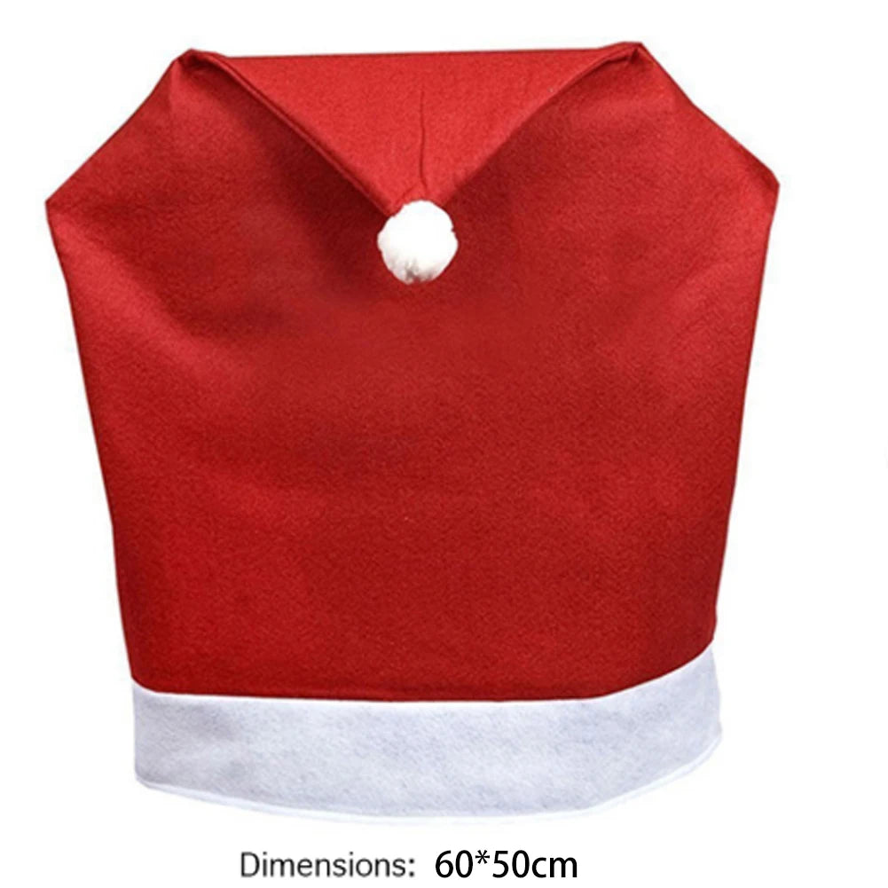 Festive Hat Chair Covers – Decorative Chair Covers Set (1-10 Pieces) for Seasonal Home Décor and Gift Giving - Home Fads