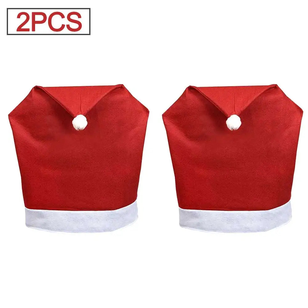 Festive Hat Chair Covers – Decorative Chair Covers Set (1-10 Pieces) for Seasonal Home Décor and Gift Giving - Home Fads