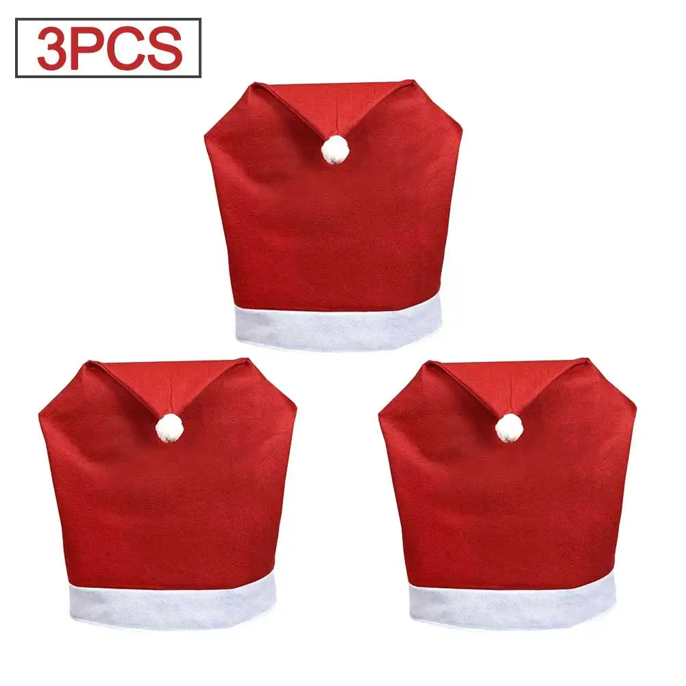 Festive Hat Chair Covers – Decorative Chair Covers Set (1-10 Pieces) for Seasonal Home Décor and Gift Giving - Home Fads