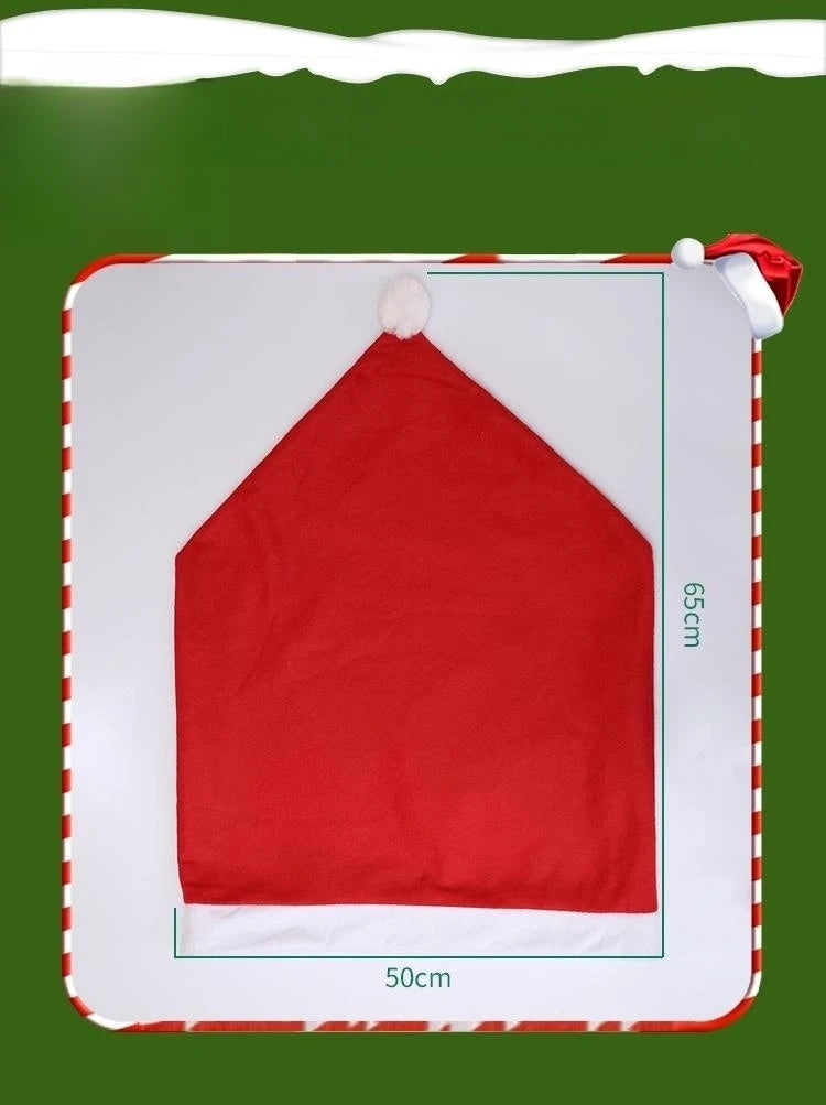 Festive Hat Chair Covers – Decorative Chair Covers Set (1-10 Pieces) for Seasonal Home Décor and Gift Giving - Home Fads