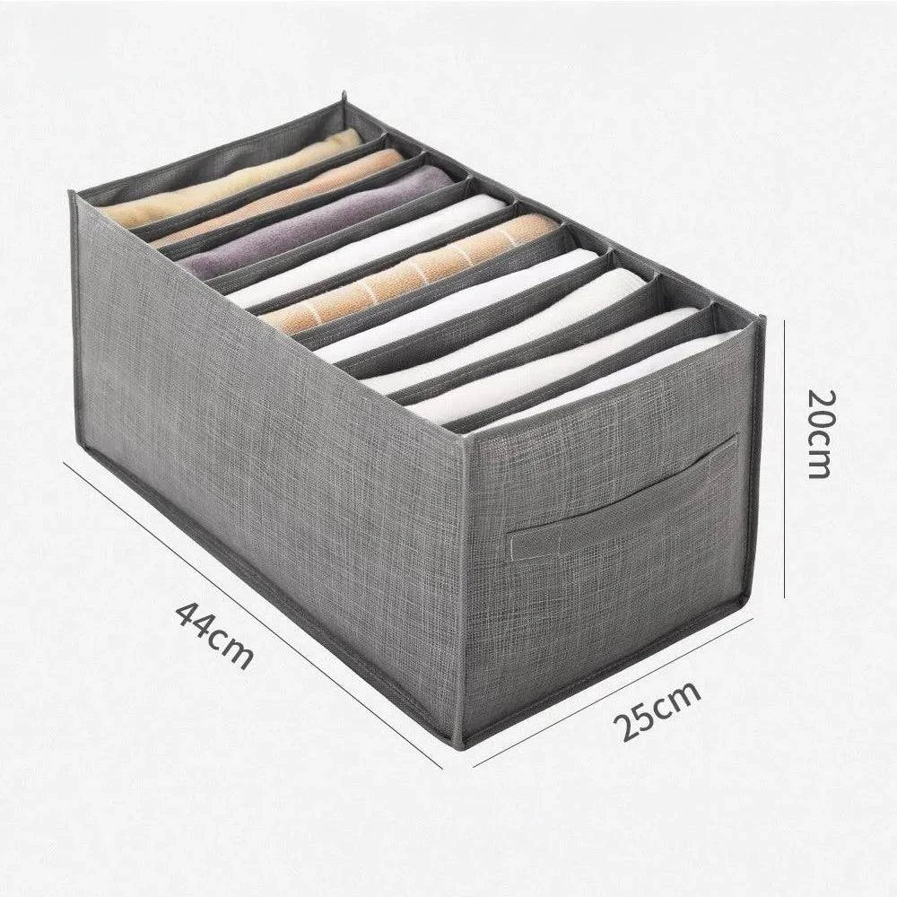Foldable Cloth Storage Box with Handle - Three Sizes for Organizing Wardrobe Clothes: Neat and Efficient Storage Solution - Home Fads