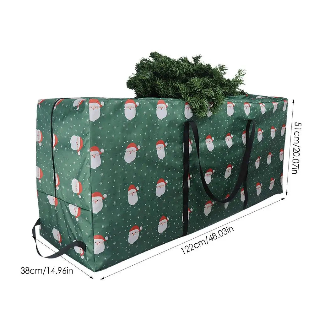 Foldable Storage Bag for Seasonal Decorations – 210D Waterproof Oxford Cloth, Durable and Spacious for Trees, Wreaths, and Garlands - Home Fads